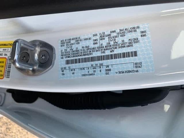 2022 Ford Escape SE AWD