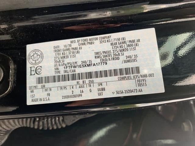2021 Ford F-150 XLT 4WD SuperCrew 5.5' Box
