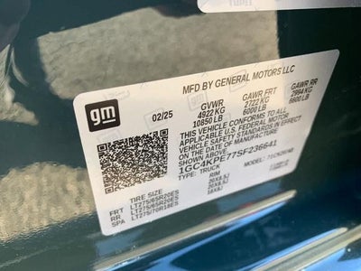 2025 Chevrolet Silverado 2500 HD Crew Cab Standard Box 4-Wheel Drive LTZ