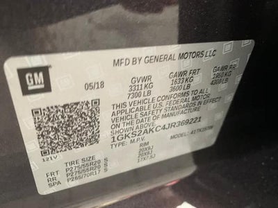 2018 GMC Yukon 4WD 4dr SLE