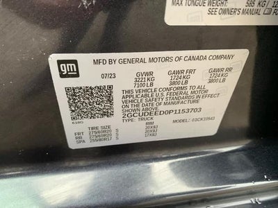 2023 Chevrolet Silverado 1500 Crew Cab Short Box 4-Wheel Drive RST