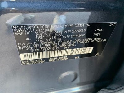 2018 Toyota RAV4 LE AWD (Natl)
