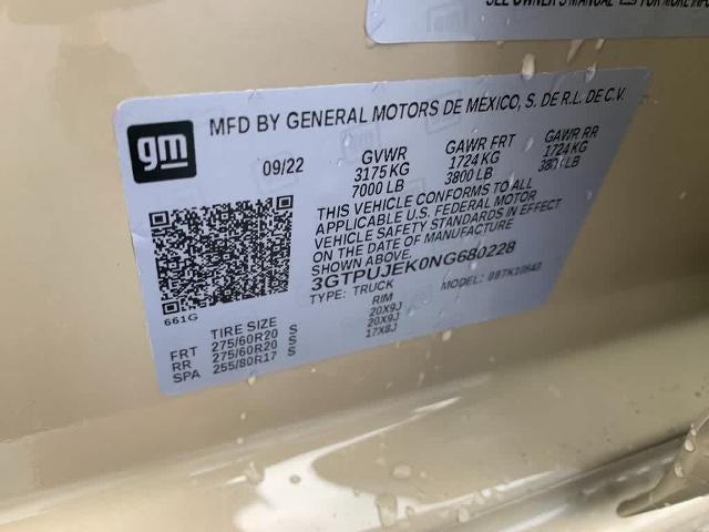 2022 GMC Sierra 1500 Crew Cab Short Box 4-Wheel Drive Elevation 3VL