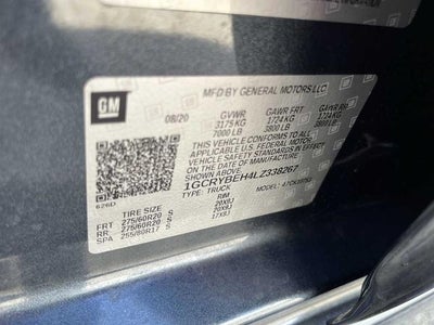 2020 Chevrolet Silverado 1500 Double Cab Standard Box 4-Wheel Drive Custom