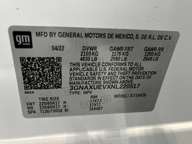 2022 Chevrolet Equinox AWD 4dr LT w/1LT