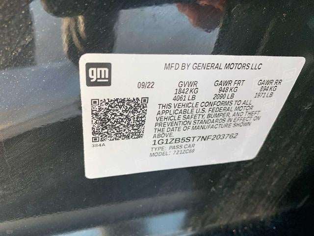 2022 Chevrolet Malibu 4dr Sdn LS w/1LS