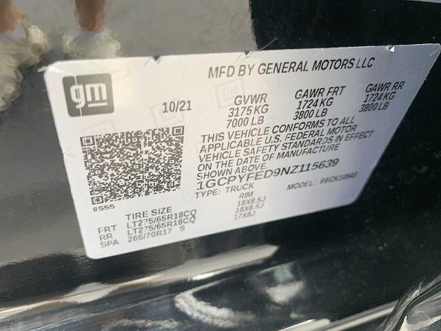 2022 Chevrolet Silverado 1500 LTD Crew Cab Short Box 4-Wheel Drive LT Trail Boss