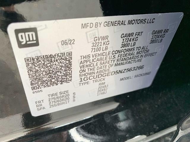 2022 Chevrolet Silverado 1500 Crew Cab Short Box 4-Wheel Drive LTZ