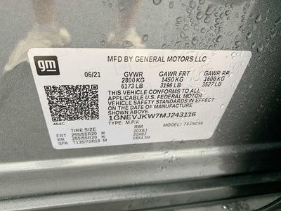 2021 Chevrolet Traverse AWD 2LT