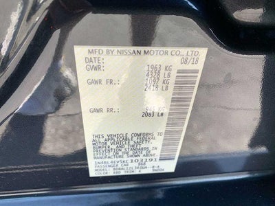 2019 Nissan Altima 2.5 SL Sedan