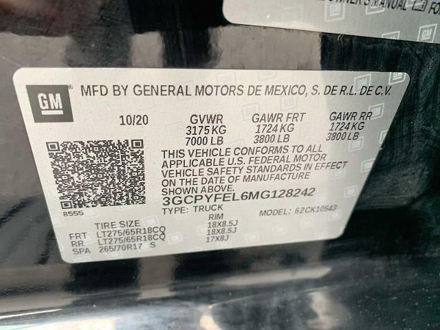 2021 Chevrolet Silverado 1500 Crew Cab Short Box 4-Wheel Drive LT Trail Boss Midnight Edition
