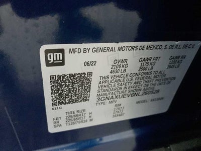 2022 Chevrolet Equinox AWD 4dr LT w/1LT