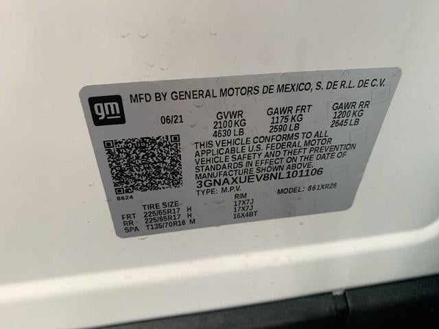 2022 Chevrolet Equinox AWD 4dr LT w/1LT