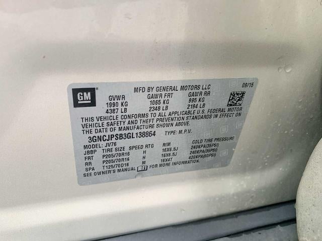 2016 Chevrolet Trax AWD 4dr LT