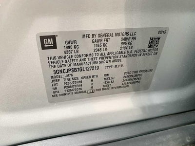 2016 Chevrolet Trax AWD 4dr LT