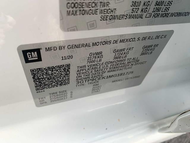 2021 GMC Sierra 1500 Crew Cab Short Box 4-Wheel Drive Elevation 3SB