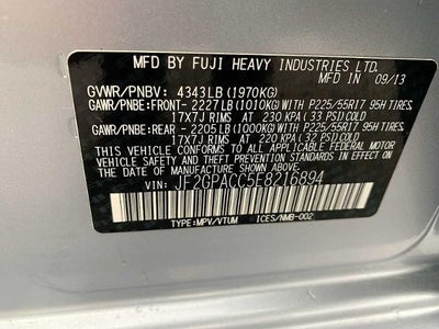 2014 Subaru XV Crosstrek 2.0i Premium Automatic