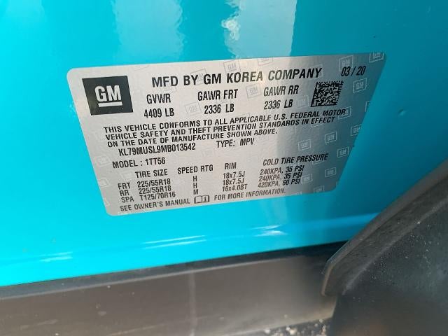 2021 Chevrolet Trailblazer AWD 4dr RS