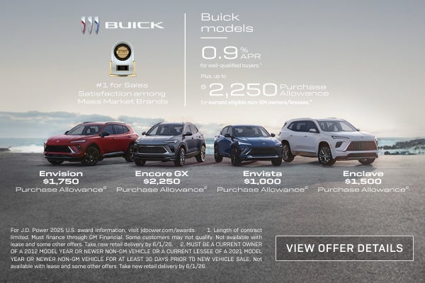 0.9% APR 
FOR WELL-QUALIFIED BUYERS.1

Plus, up to $2,250 PURCHASE ALLOWANCE for current eligible...