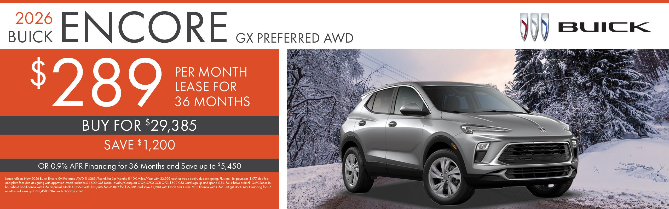 New 2026 Buick Encore GX