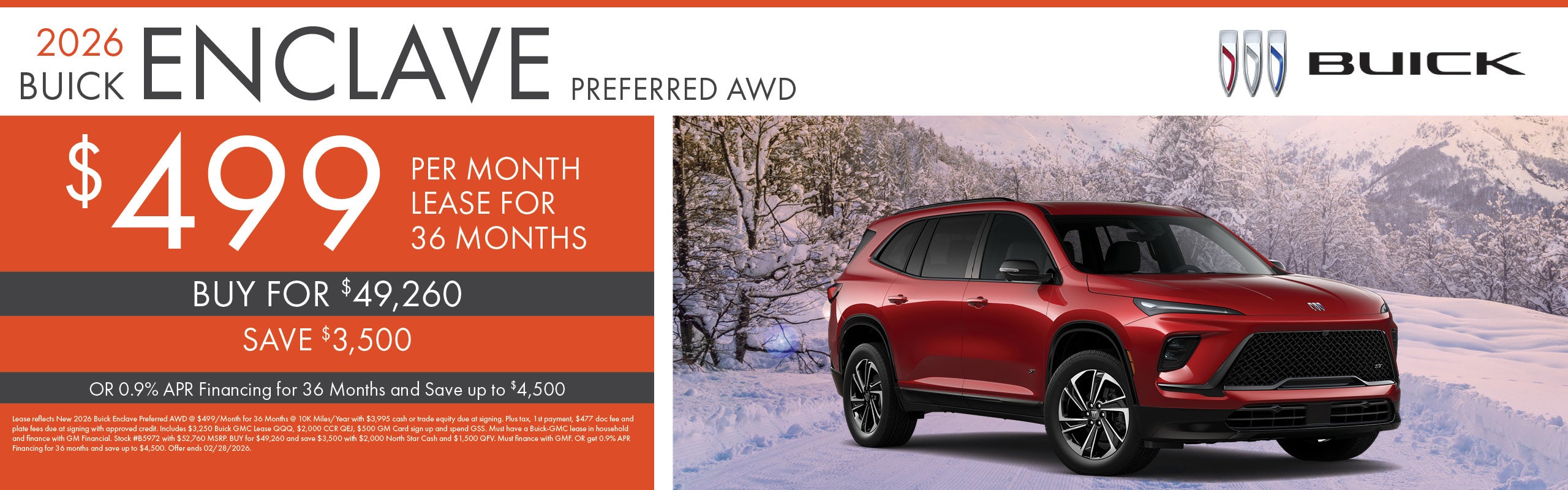 New 2026 Buick Enclave