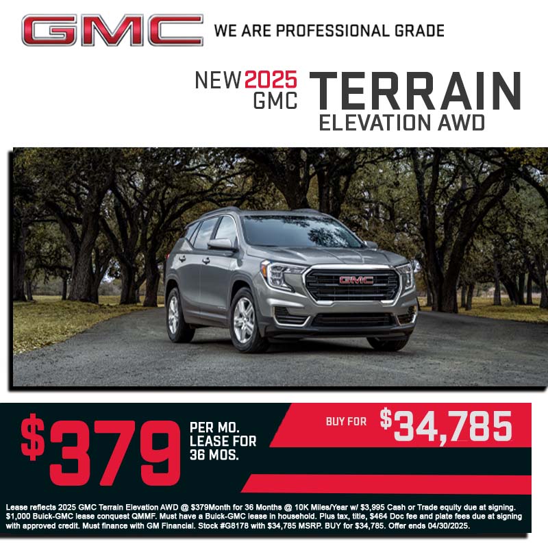 2025 GMC Terrain Elevation