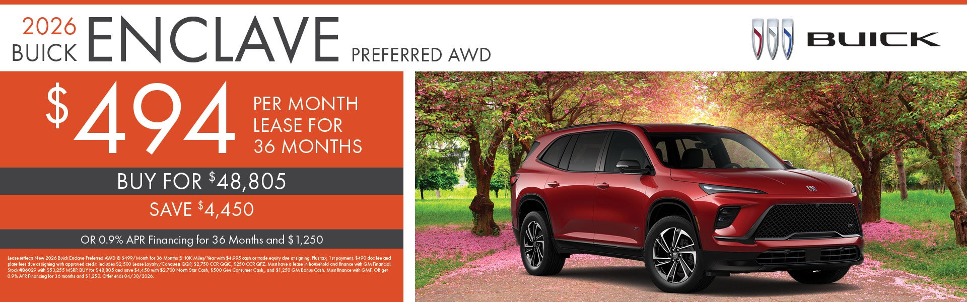 New 2026 Buick Enclave