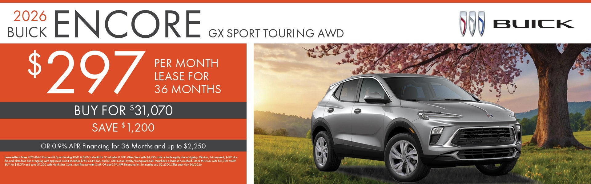 New 2026 Buick Encore GX