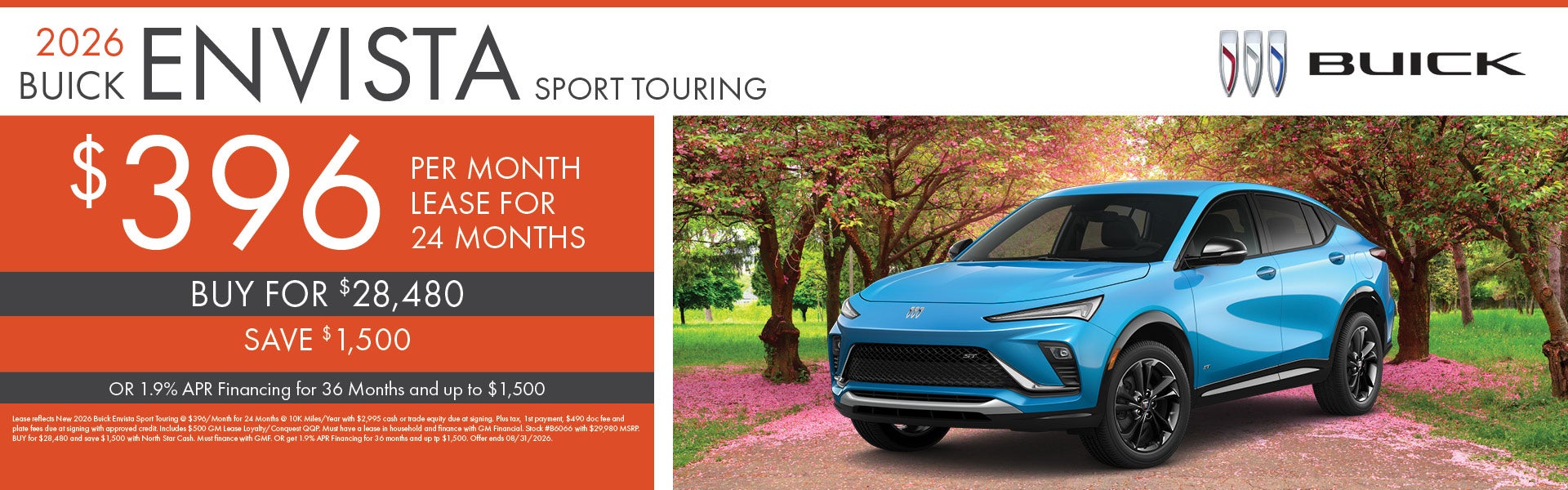 2026 Buick Envista Sport Touring Lease Offer