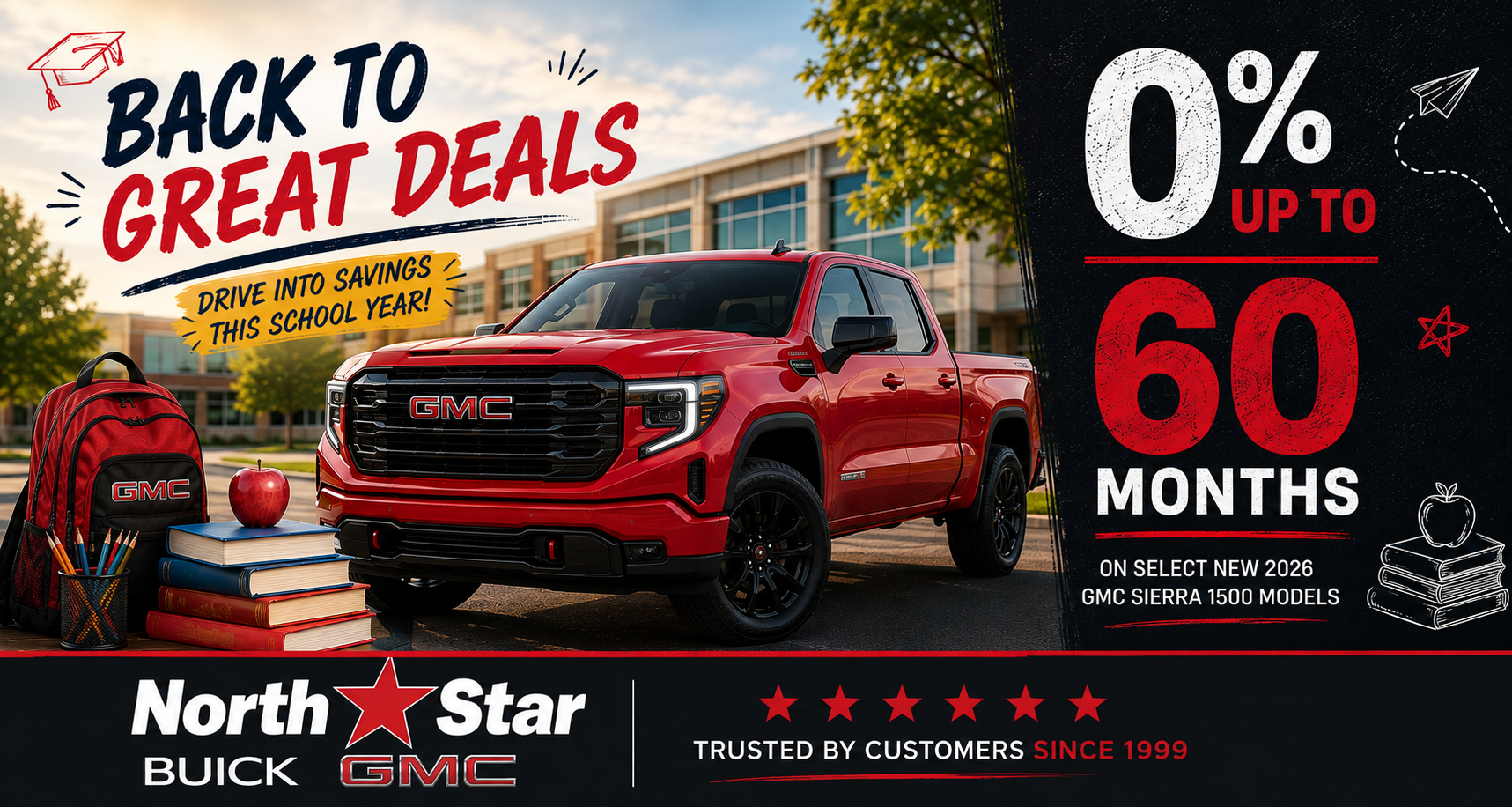 2026 GMC Sierra 1500 0% up to 60 months