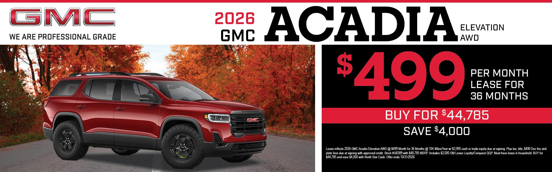 2026 Acadia